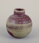 Mobach, 
Netherlands, 
unique vase in 
glazed ceramic. 
Glaze in green 
and reddish ...