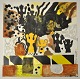 Degett, Karen 
(1954 - 2011) 
Denmark. 
Composition. 
Collage in 
passepartout. 
Signed Karen 
Degett. ...