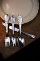 Old children's cutlery (4 parts) in 3 tower silver with H. C. Andersen motif of "The Sandman", ...