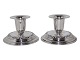 Frdericia 
Silver Factory, 
pair of small 
candle light 
holders for 
regular 
candles.
Hallmarked ...