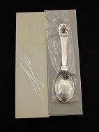 Georg Jensen 75th Anniversary children's spoon sterling silver