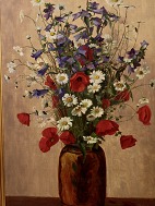 Flowers painting oil on canvas