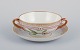 Royal Copenhagen Flora Danica bouillon cup with saucer.
Hand-painted.