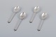 Georg Jensen 
Pyramid, four 
dining spoons 
in sterling 
silver.