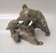 Bing and 
Grondahl B&G 
1825 Two 
playing bears 
15 cm Marked 
with the three 
Royal Towers of 
...