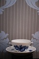 Royal 
Copenhagen Blue 
Flower Braided 
bouillon bowl 
with handle and 
saucer. 
Decoration 
number: ...