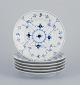 Royal 
Copenhagen Blue 
Fluted Plain. A 
set of six 
lunch ...