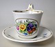 Coffee cup with 
high handle, 
Bing & 
Grøndahl, 19th 
century, 
Copenhagen, 
Denmark. 
Included ...
