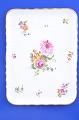 Royal 
Copenhagen 
porcelain. Hand 
painted Saxon 
flower, rare 
tray,  no. 
4/1501. length 
28 x 21 ...