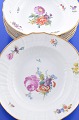 Royal 
Copenhagen 
Saxon flower  
Hand painted 
small deep 
plate. No. 
4/1616. 
Diameter 22.5 
cm. 8 ...