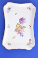 Royal 
Copenhagen 
porcelain. Hand 
painted Saxon 
flower, tray,  
no. 4/1694. 
length 24,5 X 
17 cm. ...