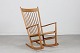 Hans J. Wegner (1914-2007)Rocking Chair model J 16made of solid oak and seatof original ...
