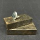 Size 56.Stamped 830S and F*, which for us is an unknown master stampThe ring has a ...