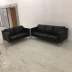 3+2 Skalma sofa 
group in black 
semi aniline 
leather and 
legs from 
brushed steel.
This is a ...