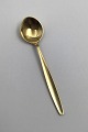 Georg Jensen 
Sterling Silver 
Cypress Mocha 
Spoon No. 035 
(Gilt)
Measures 9 cm 
(3.54 inch)