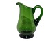 Holmegaard art 
glass, green 
creamer 
designed in 
1938 and 
discontinued in 
the 1950'es.
Height ...