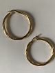 These beautiful hoops in 14 carat gold have a beautiful vibrant pattern that gives the hoops ...