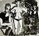 Degett, Karen 
(1954 - 2011) 
Denmark. A pair 
in black. 
Watercolor. 
Signed: K. 
Degett 85. ...