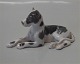 Bing and 
Grondahl B&G 
2190 Great Dane 
lying 13 cm 
Grand Danois 
Marked with the 
three Royal ...