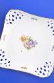 Royal 
Copenhagen 
porcelain. RC. 
Leight Saxon 
Flower, hand 
painted. Saxon 
Flower, salad 
dish with ...