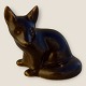 Bornholm 
ceramics, 
Michael 
Andersen, Fox 
cub, 9cm wide, 
7cm deep *With 
a small notch 
at the bottom*