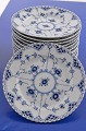 Royal 
Copenhagen 
porcelain. 
Royal 
Copenhagen Blue 
Fluted full 
lace. Lunch 
plate no. 
1/1086. ...