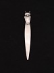 Bookmark/paper 
knife with owl 
12.5 cm. 830 
silver from 
Bernhard Hertz 
subject no. 
568848