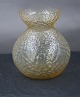 Chubby Hyacinth glasses in golden glass with net pattern 11cm
