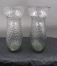 Ovale  Hyazinthengläser,  Zwiebelgläser aus 
rauchigem Glas 14,5cm