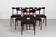 Ole Wanscher (1903-1985)Set of 6 "Rungstedlund" dinning chairs Made of mahogany with ...