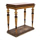 Gustavian end 
18th century 
gilt Ølandstone 
top console 
table
Sweden circa 
1780
H: 83cm. Top: 
...