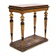 Gustavian end 
18th century 
gilt Ølandstone 
top console ...