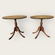 Two small 
veneered lamp 
tables with 
tilt function, 
Dimensions: 
HxWxW 49x53x40 
cm