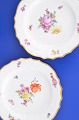 Royal 
Copenhagen 
porcelain. Hand 
painted Saxon 
flower, plate 
no. 4/1625. 
Diameter 17 cm. 
6 11/16 ...