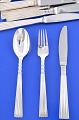 Plisse silver plated cutlery for 6