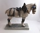 Royal 
Copenhagen. 
Brewer's horse. 
Model 471. 
Length 34 cm. 
Height 27 cm. 
(1 quality)