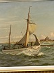 Chr. Blache (1838-1920) marine painting