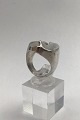Lapponia Sterling Silver Ring Björn WeckströmMeasures  Ring Size 50 (US 5 1/4) Weight 10.8 gr ...