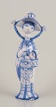 Bjørn Wiinblad 
(1918-2006). 
"Autumn" from 
the series "The 
Four Seasons", 
figurine in 
blue glazed ...
