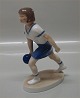 Bing and 
Grondahl B&G 
2487 Girl 
Bowling 20 cm 
Marked with the 
three Royal 
Towers of 
Copenhagen. ...
