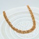 Necklace of 14k gold, made at Bernard Hertz.Clasp with two safety catches.L. approx. 41 ...