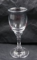 Ideelle clear glassware by Holmegaard, Denmark. 
Schnapps   glasses 12.5cm