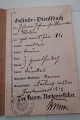 For samlere
Dienstbuch
1912
Bl.a. med inskrift fra Holm/Nordborg