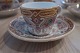 Antique and beautiful Espressocups / Punchcups
Opaque de Sarreguemines
A very beautiful and well-estimated french 
porcelain/fajance
About 1880
Stamps in the fajance (K2 x 4, SL x 1, K1 x 1, KL 
x 1, + 3 uden stempler) 
Saucer diameter: 12cm
Cup H. 5,