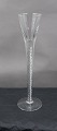 Tall Schnapps glass with smooth cuppa and internal 

air spiral 22 cm
