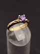 8 carat gold 
ring size 58 
with amethyst 
from goldsmith 
Jens Aagaard 
Svendborg item 
no. 571939