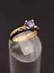 8 carat gold ring  with amethyst