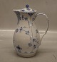 Blue Fluted Full Lace 1026-1  Chocolate pot with lid ca 24 cm  0.96 liter