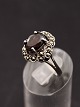 Sterling silver ring size 58 with garnet subject no. 572792