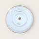 Royal 
Copenhagen, 
Plate with gold 
flower and dots 
on the tab, 
19.5cm in 
diameter 1st 
grade *Nice ...